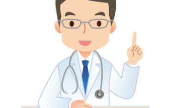 説明する先生イラスト